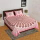 PINK__Jaipuri bedsheet